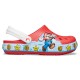 Saboți Crocs Fun Lab Super Mario Lights Clog Culoare Rosu - Flame