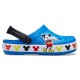 Saboți Crocs Fun Lab Disney Mickey Mouse Band Clog Culoare Albastru - Bright Cobalt