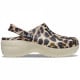 Saboti Crocs Classic Platform Animal Remix Clog Culoare Multi - Bone Leopard