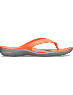 Șlapi Crocs Women's... Portocaliu - Bright Coral/Light Grey