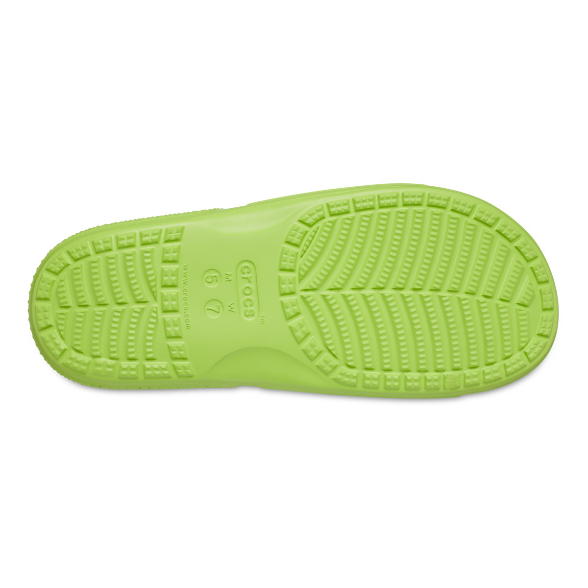 Papuci Classic Crocs Slide Iconic Crocs Comfort Verde - Limeade