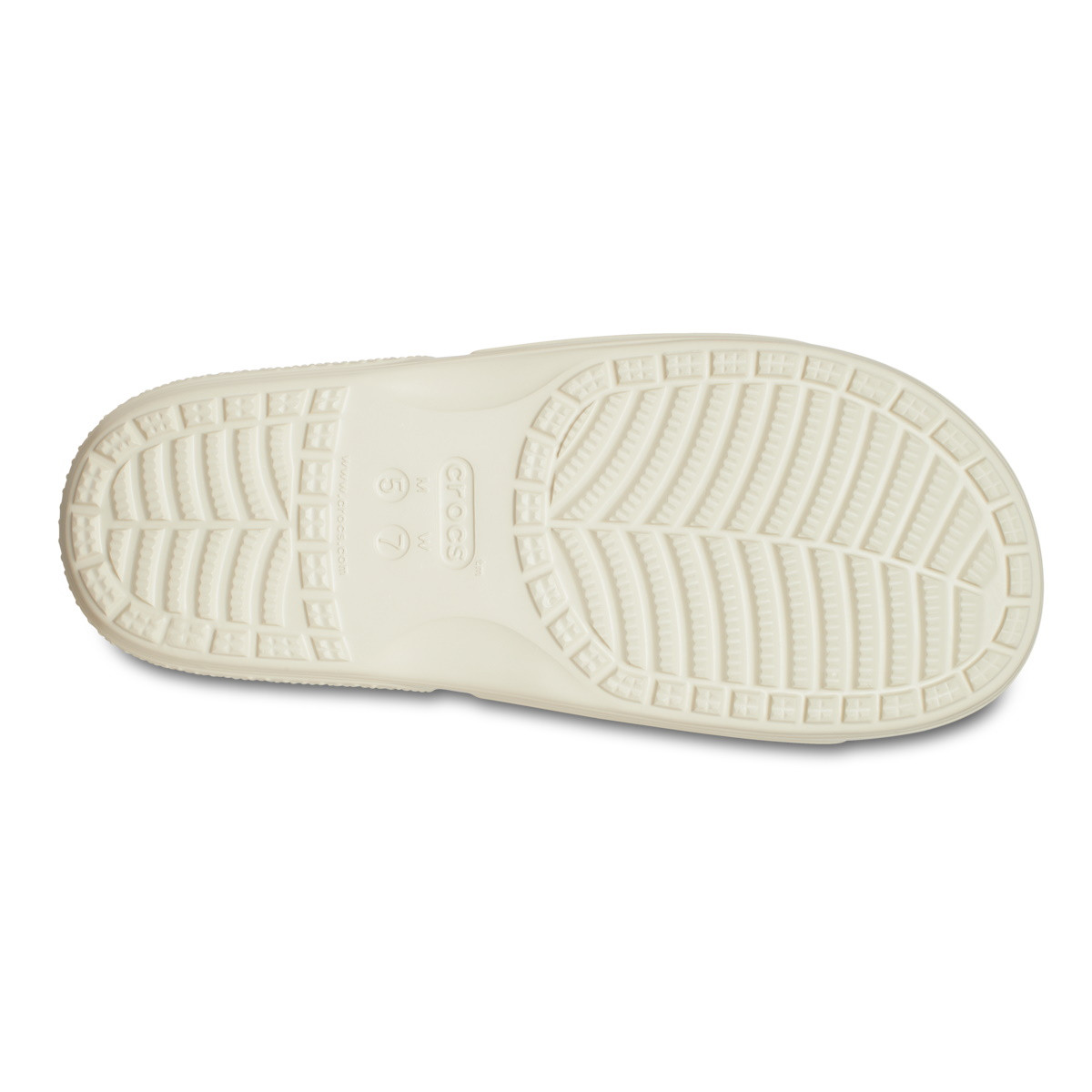 Papuci Classic Crocs Slide Iconic Crocs Comfort Bej - Bone