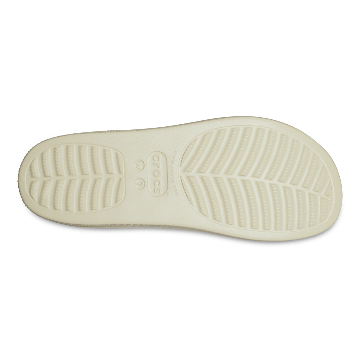 Papuci Crocs Classic Platform Slide Bej - Bone