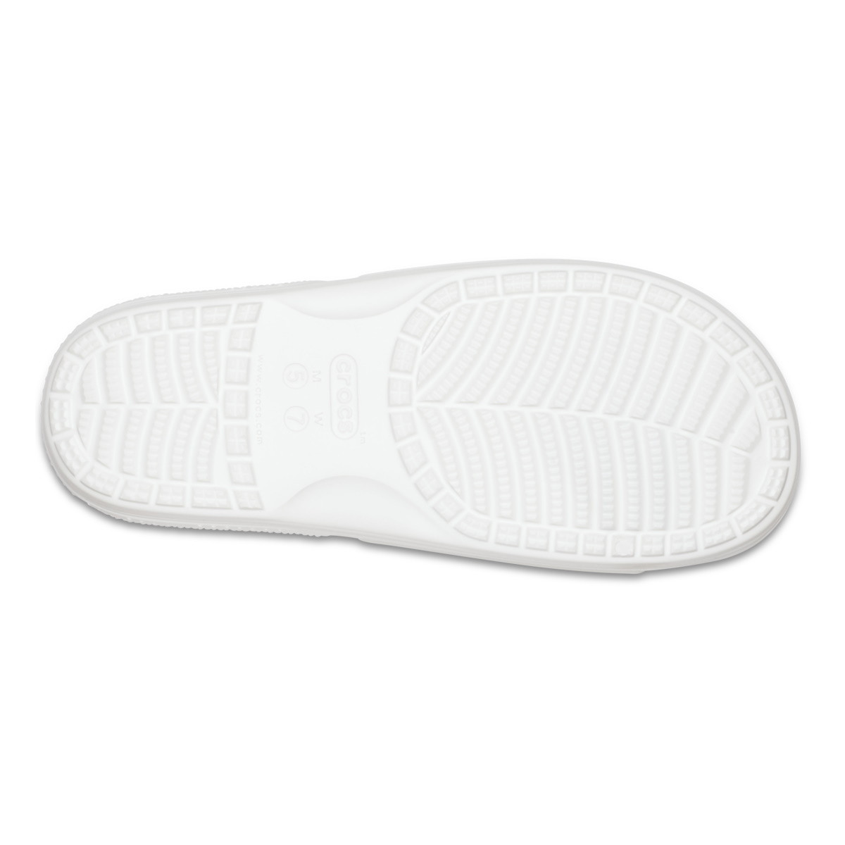 Papuci Classic Crocs Slide Iconic Crocs Comfort Alb - White