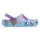 Saboti Crocs Classic Palm Print Clog Culoare Albastru deschis - Neptune/Multi