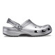 Saboti Crocs Classic Metallic Clog Culoare Gri - Metallic Silver