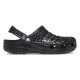 Saboti Crocs Classic Metallic Crocskin Clog Culoare Negru - Black