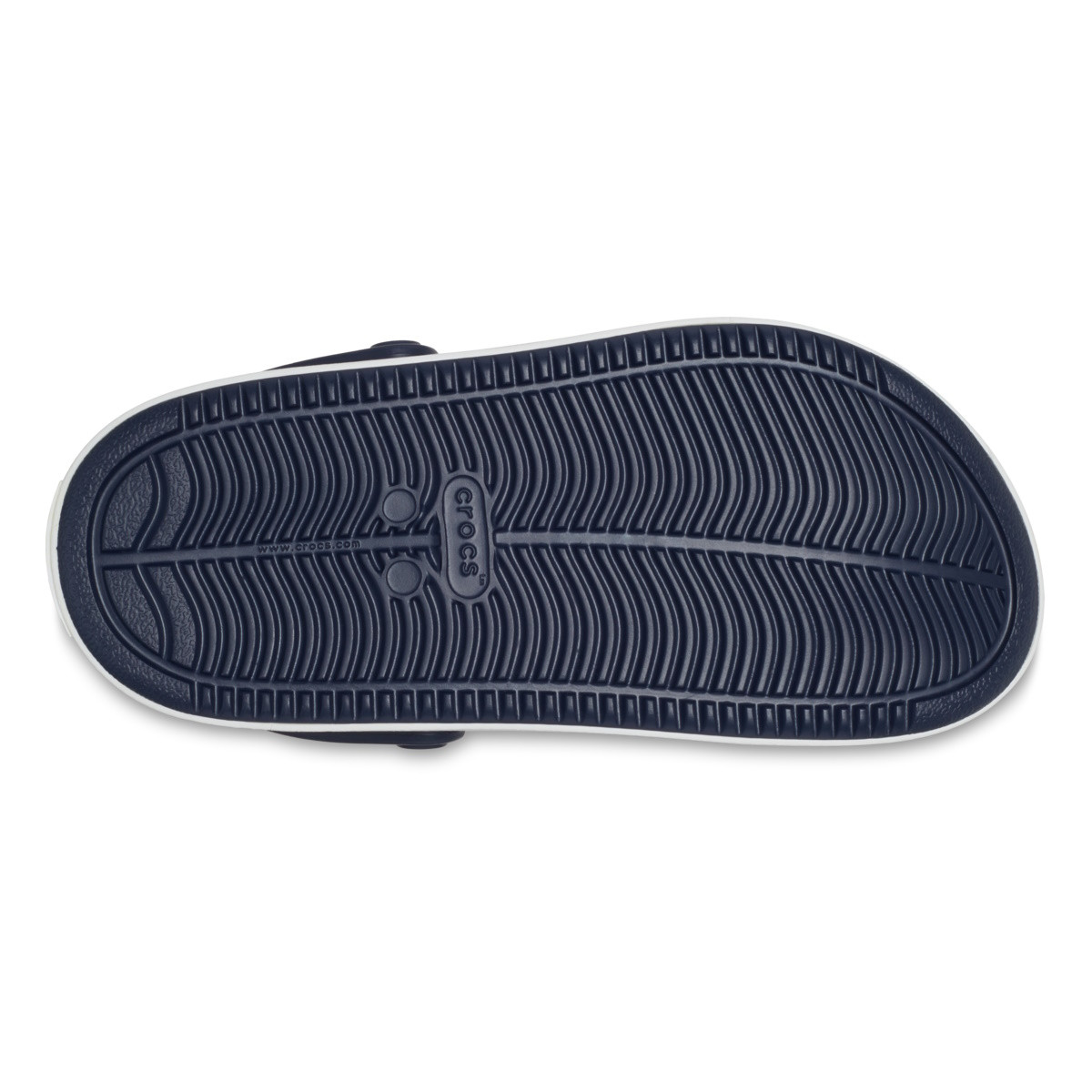 Saboți Crocs Toddler Crocband Off Court Clog Albastru - Navy/Pepper