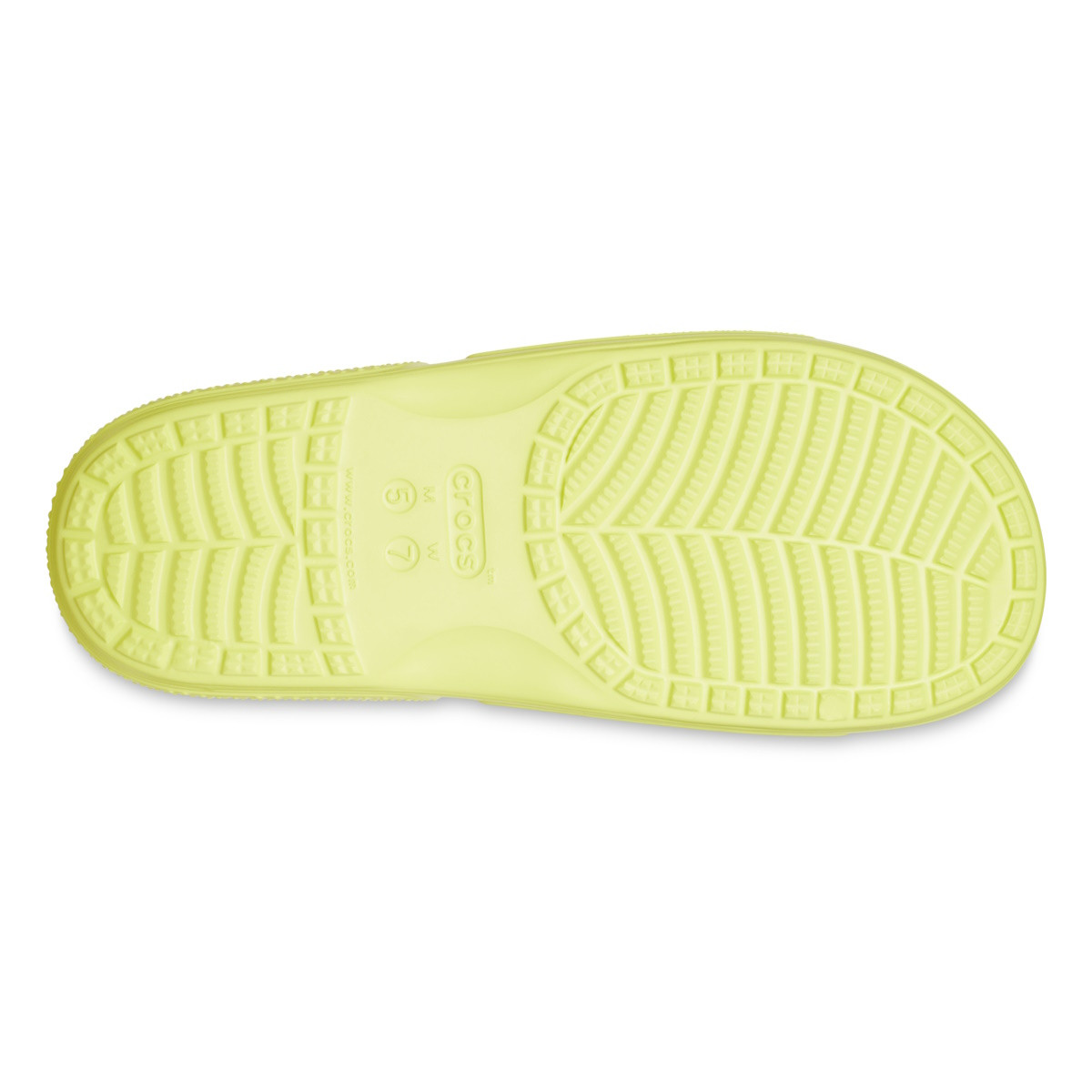 Papuci Classic Crocs Slide Iconic Crocs Comfort Galben - Citrus