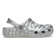 Saboti Crocs Classic Metallic Geometric Clog Culoare Argintiu - Silver