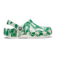 Saboti Crocs Classic Toddler Duke Print Clog Culoare Verde - Ivy Green