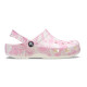 Saboti Crocs Classic Toddler Duke Print Clog Culoare Roz - Pink Tweed