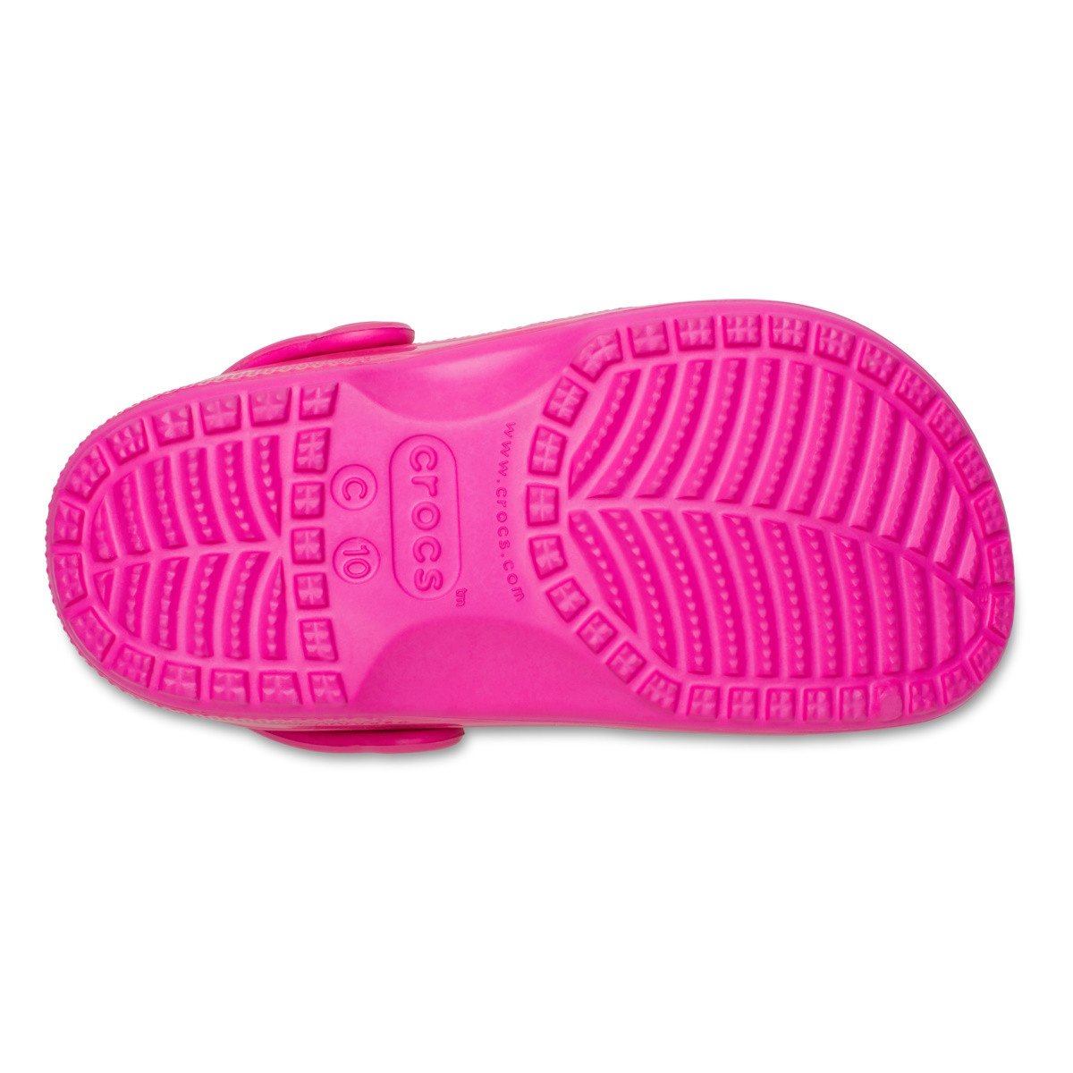 Saboti Crocs Classic Toddler Neon Highlighter Clog Roz - Pink Crush