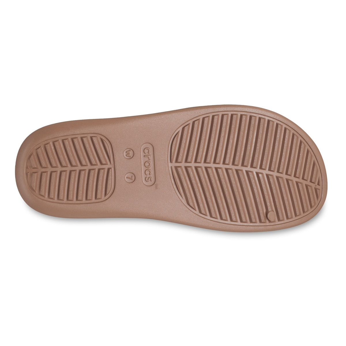 Papuci Crocs Getaway Platform H-Strap Maro - Latte