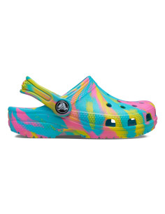 Saboti Crocs Classic... Multicolor  - Digital Aqua/Multi