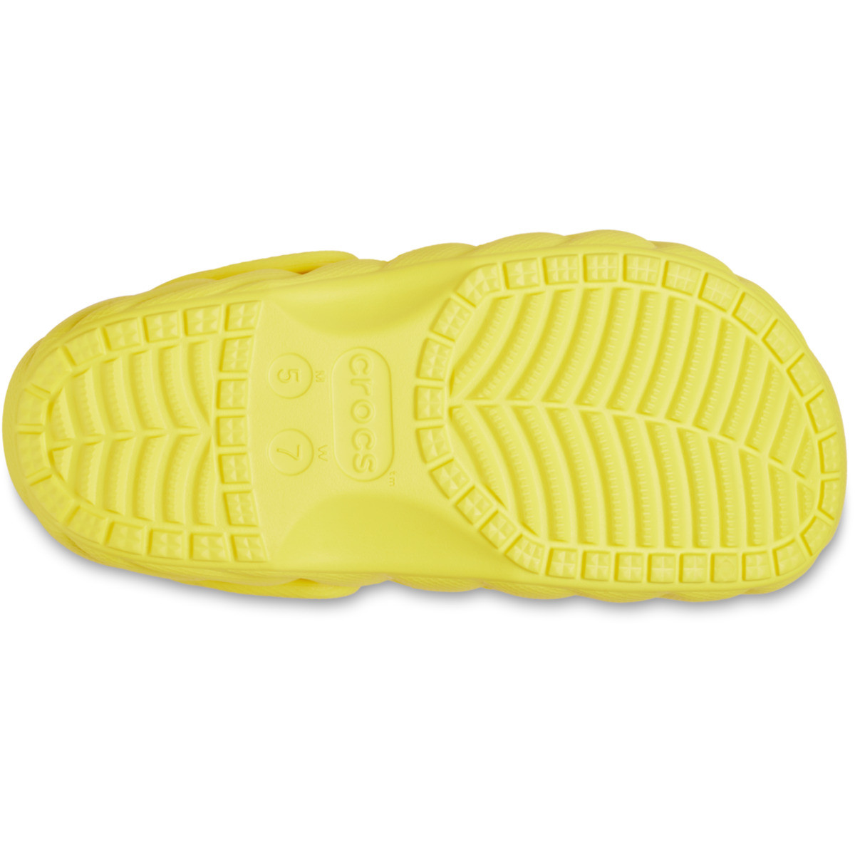 Saboti Crocs Classic Lined Overpuff Clog Galben - Cyber Yellow